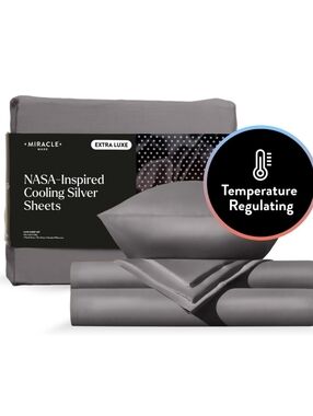 Miracle Made Ultra Luxe Sheet Set King Stone Grey